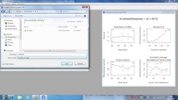 Rcmdr  Analysing a 2 factorial experiment