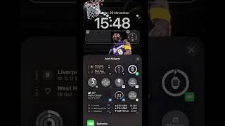 Customize your home and lock screens with the Standings Widget iOS for Football and NBA screenshot 2