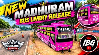 #NEW MADHURAM BUS LIVERY RELEASE|#newgujaratibusmod|#newrajesthanibusmod|#newdevanarayanbusmod#IBG screenshot 3