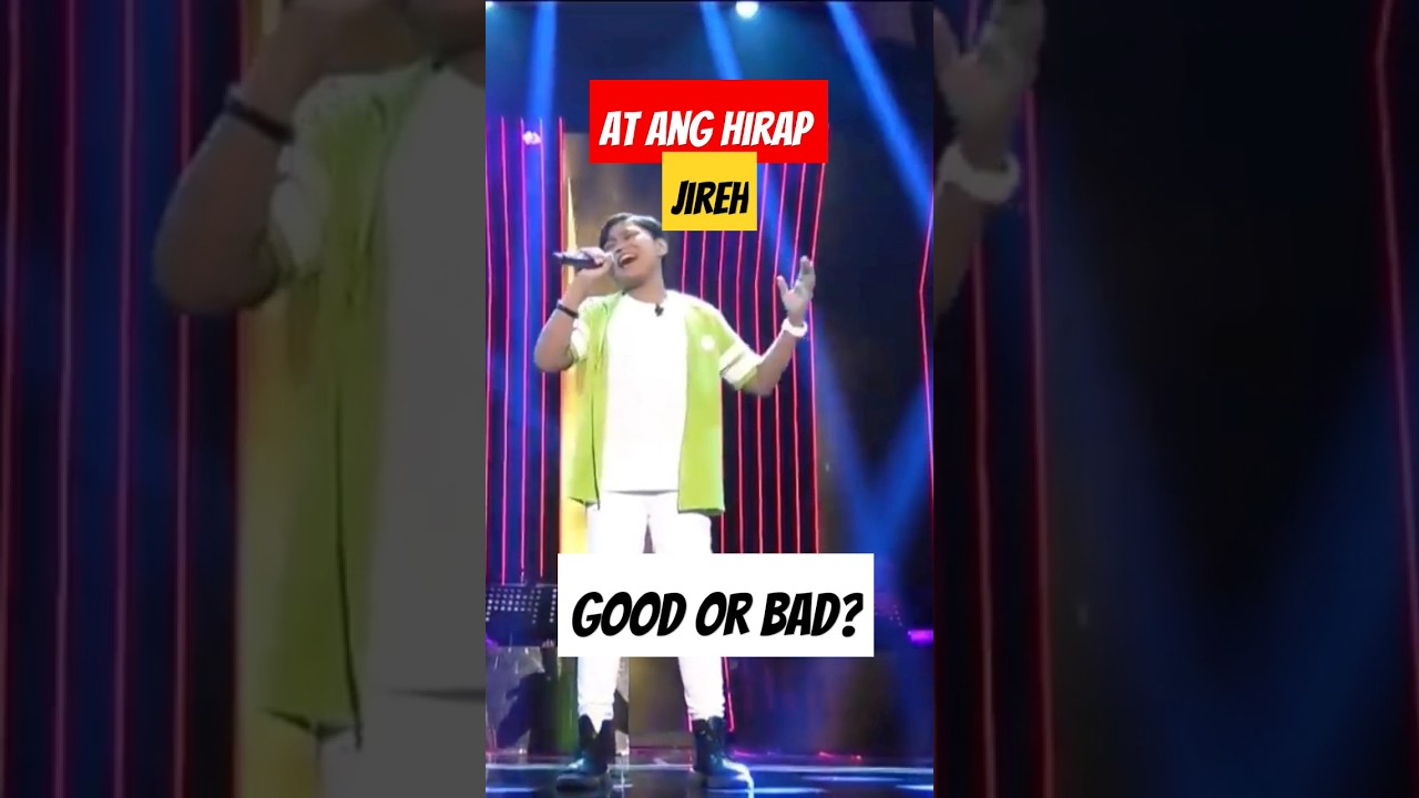 AT ANG HIRAP - JIREH BLIND AUDITION THE VOICE TEENS 2024 #blindaudition #filipinotalent #trending