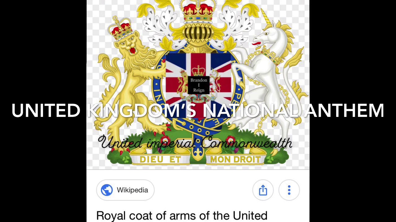 British National Anthem YouTube