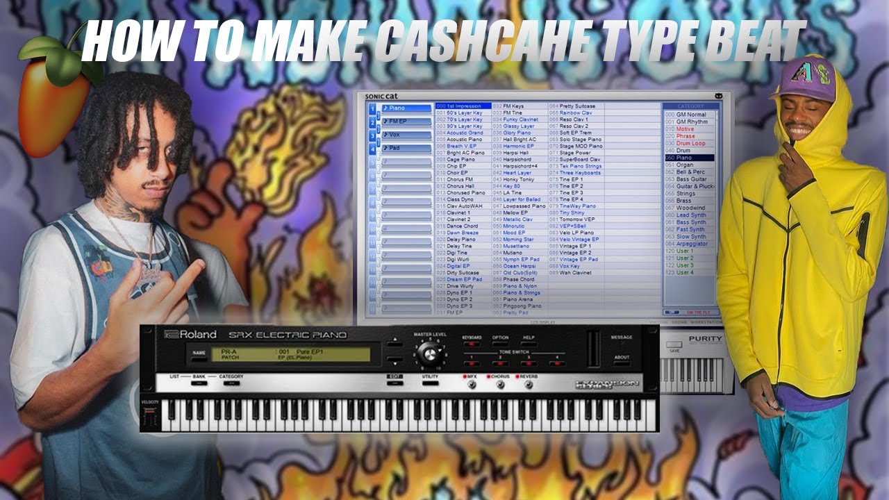 CASHCACHE x TONY SHHNOW TYPE BEAT TUTORIAL 2023 [how to make smooth ...