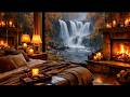 Cozy Forest Cabin 5 Hours FULL HD ⛈️ Fireplace Warmth &amp; Deep Sleep