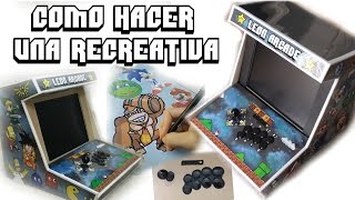 Construye tu propia MAQUINA RECREATIVA paso a paso FACIL!