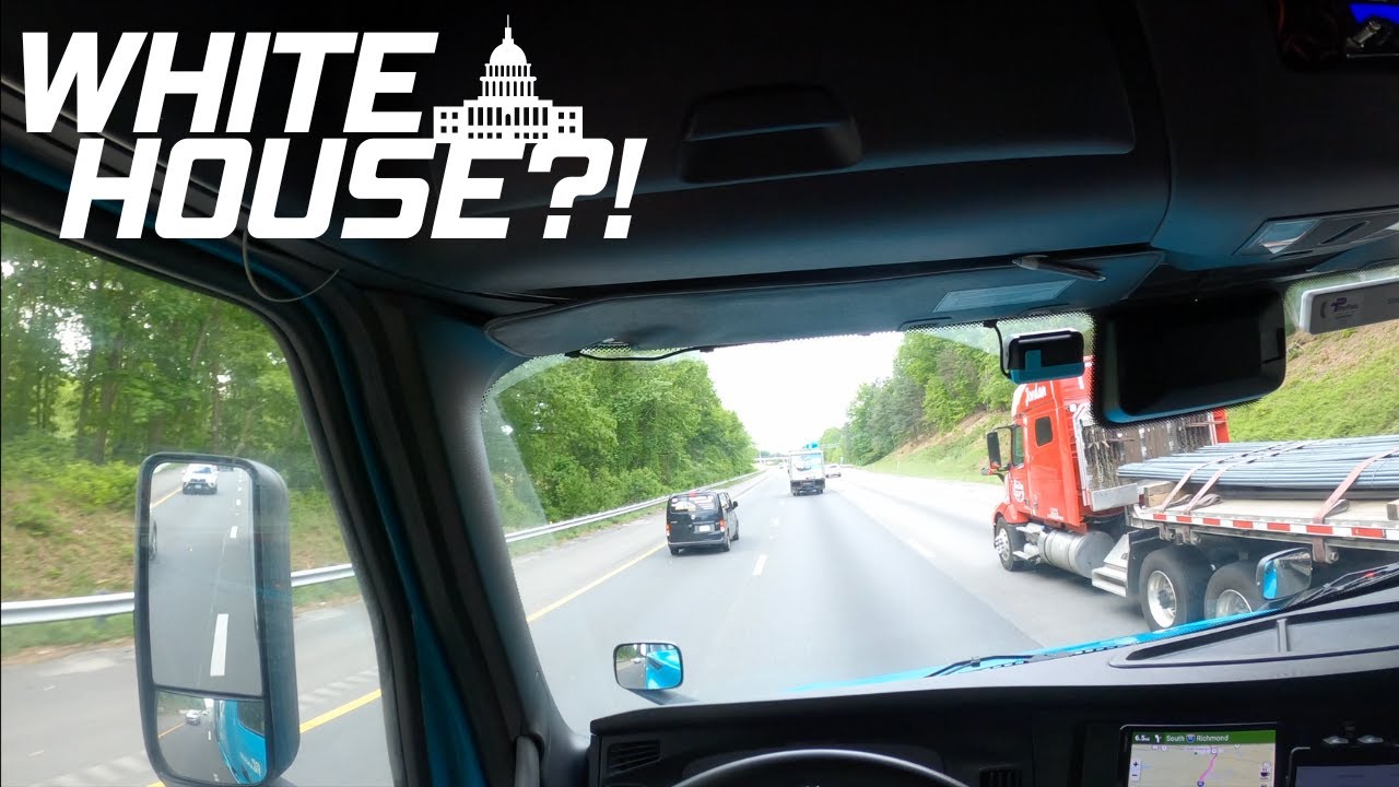 Driving a Semi Through Washington DC | Rookie Trucking Vlog