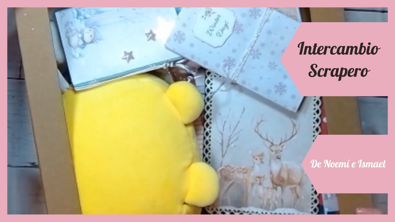 Te enseño lo que me mandan Noemí e Ismael para nuestro intercambio Scrapero de Nieve