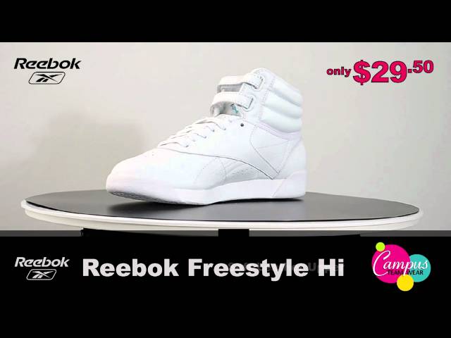 reebok womens freestyle high top cheerleading shoes