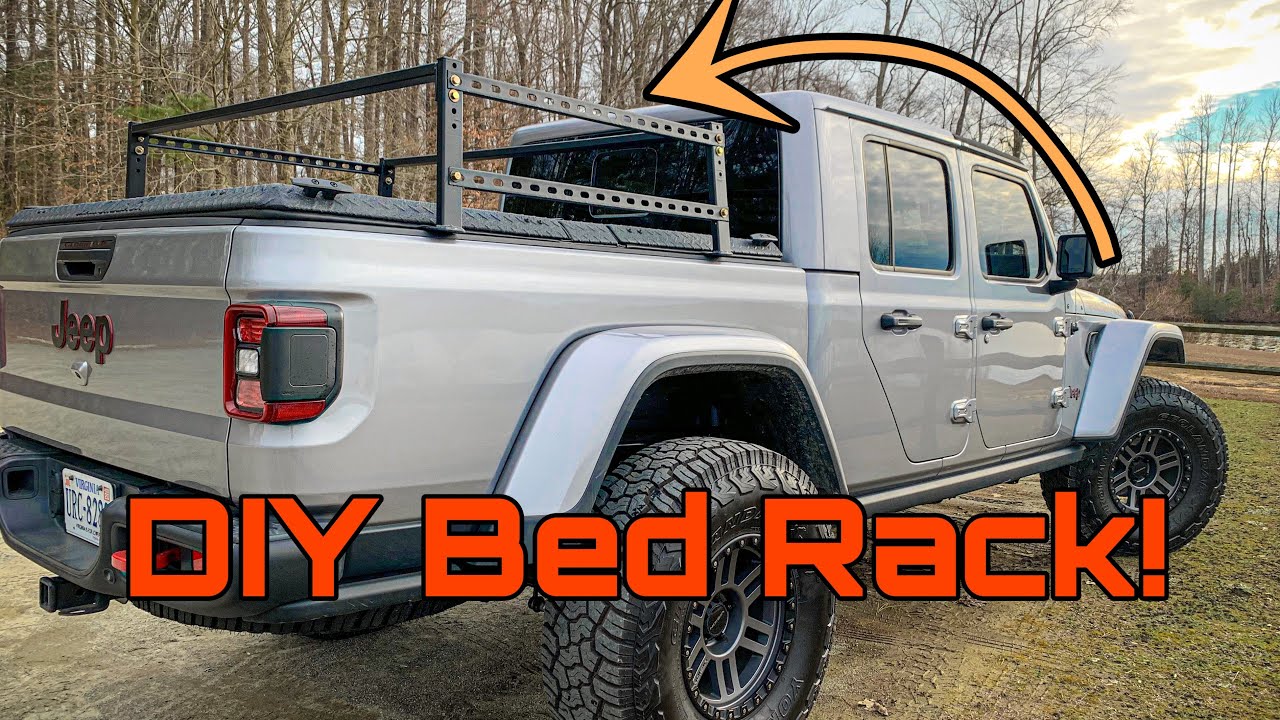 Building an Overland Bed Rack for my Jeep Gladiator! - YouTube
