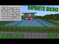 HOW TO MAKE A IRON FARM  in Minecraft Bedrock 1.18+ (MCPE/Xbox/PS4/Nintendo Switch/Windows10)