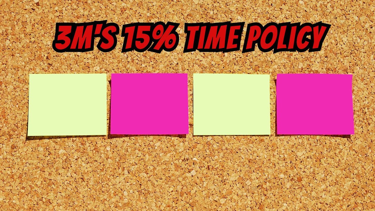 3M's 15% Time Policy: The Secret Behind the Post-it Note