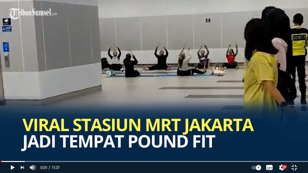 Viral Stasiun MRT di Jakarta jadi Tempat Pound Fit hingga Dikomplain Warga, Kini Dihentikan