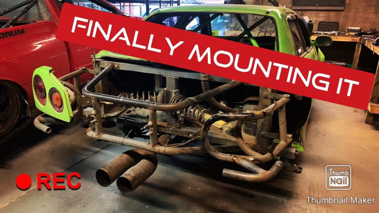 R34 Skyline exhaust repair FINALLY!