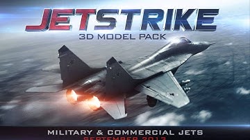 JETSTRIKE - New Element 3D Model Pack from Video Copilot | Military & Commercial Jets