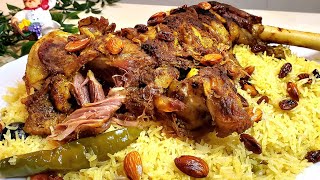 طبخ الذ وأسهل مندي لحم مع الارز!! الطعم ينافس المطاعم  cooking the easiest mandi recipe
