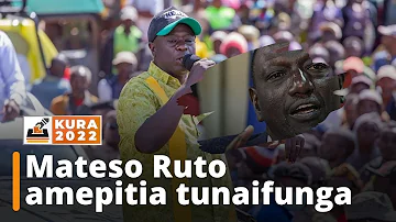 “Mateso yote Ruto amepitia tunataka tuifunge tuendelee na kazi,” Rigathi Gachagua