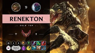 Renekton Top vs Trundle - KR Grandmaster Patch 14.9