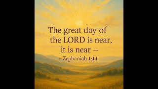“The great day of the LORD is near, it is near” — Zephaniah 1:14 Profile