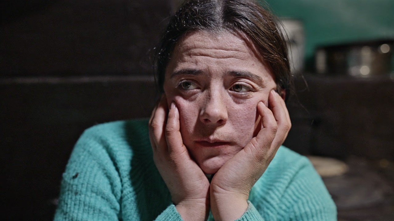 Тяжёлая жизнь матери с пятью детьми в зимней горной глуши