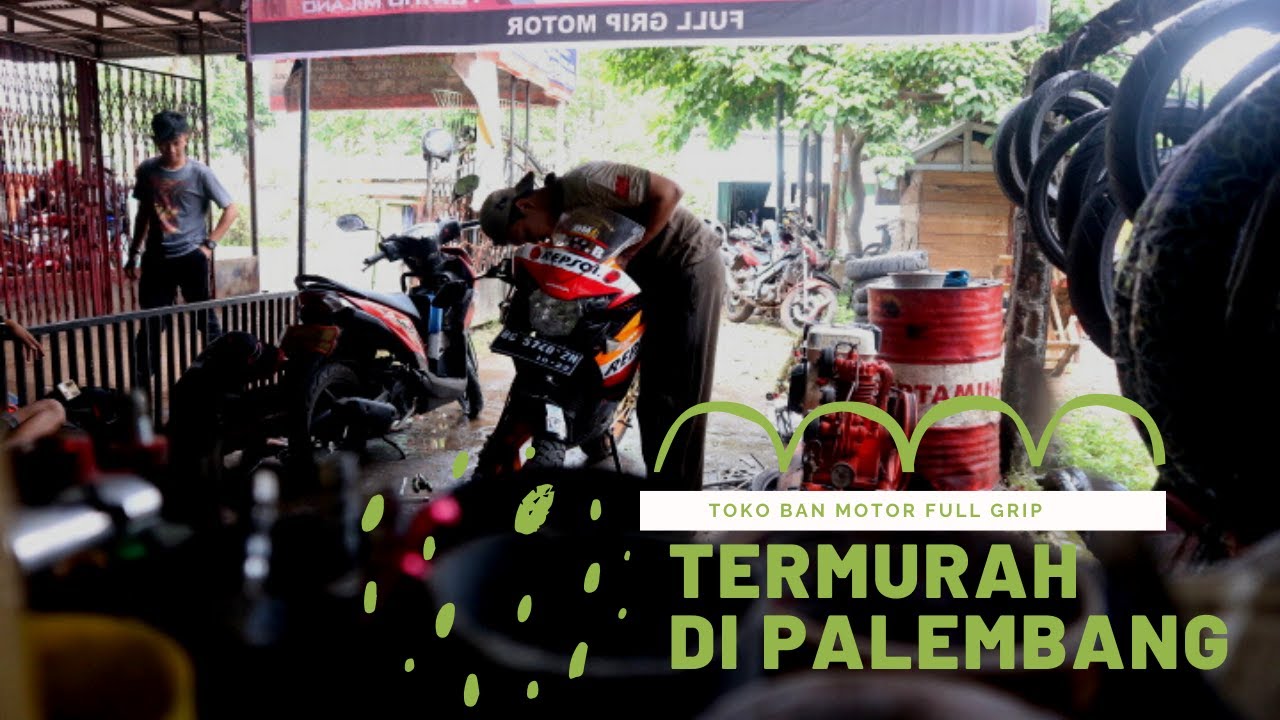TOKO BAN MOTOR TERMURAH DI PALEMBANG - YouTube