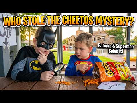 The Missing Cheetos Mystery | Flash vs Batman | SuperHeroKids Comic In Real Life