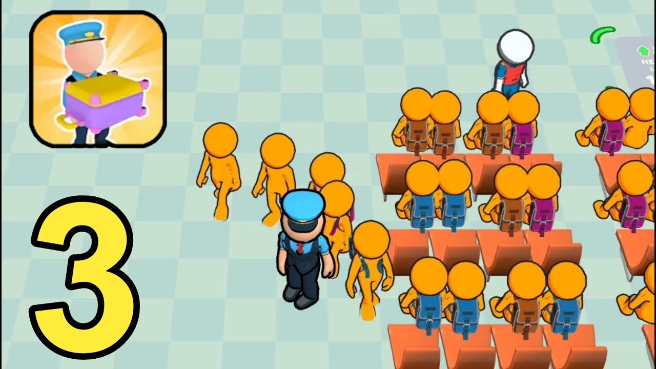 Airport Rush 3D - Gameplay Walkthrough Part 3 Big  Area Upgrade  ( Android,iOS )