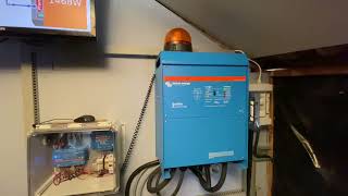 No Grid Emergency Backup Victron Quattro 10 kVA ESS generator solar pv fronius primo cerbo gx