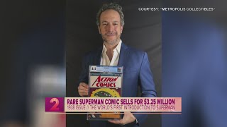 Rare Superman Comic Sells For $3.25 million