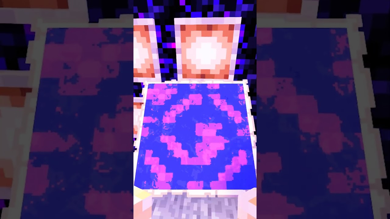 Minecraft Fake Nether Portal Trap 😜 