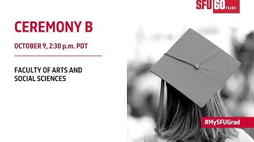 SFU Convocation October 2025 - Ceremony B (Closed Captioning)