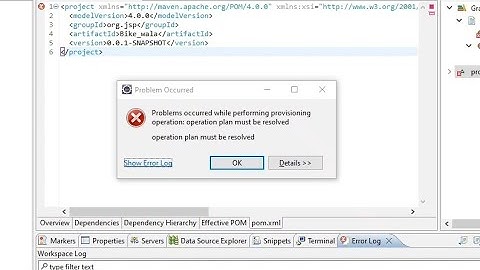 How to resolved maven archetype errors in eclipse enterprises IDE
