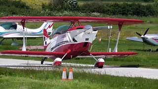 Christen eagle II sideways landing