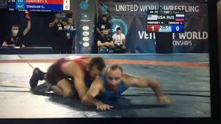 Reece Humphrey vs Russian for UWW 🥇 Vet World 🌎 Championship 2021