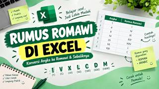 Cara Mengubah Angka Menjadi Angka Romawi di Excel | Rumus ROMAN & ARABIC