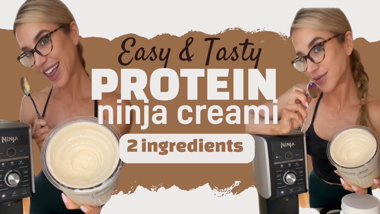 Easy & Tasty Protein Ice Cream, Ninja Creami, Step by Step