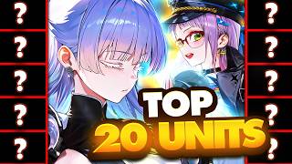 The TOP 20 UNITS in Goddess Of Victory: NIKKE (2026 Version)