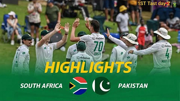 South Africa vs pakistan 1st Test day 2 Highlight 2024 #sa_vs_pak