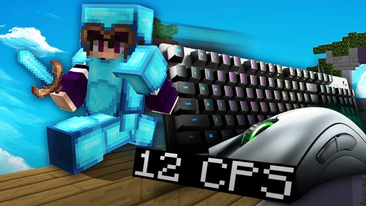 minecraft bedwars asmr | jitter clicking 14 cps 