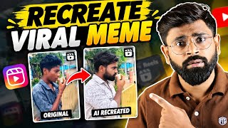 How to Re-Create Viral Memes with AI | Viral Meme Video Kaise Banaye | AI Meme Tutorial screenshot 2