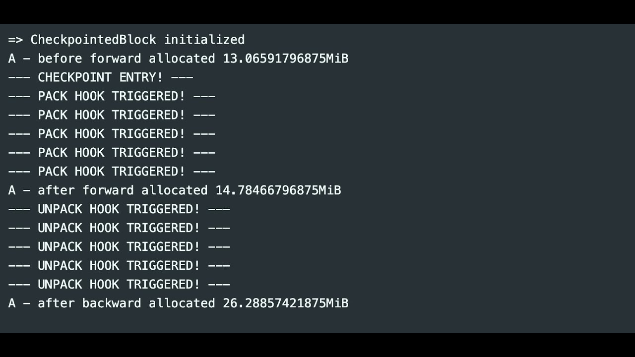 How Activation Checkpointing is implemented in PyTorch - YouTube