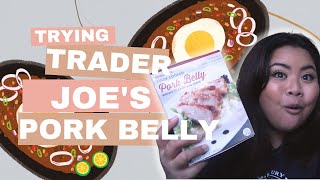 Turning Trader Joes Pork Belly into a Filipino Dish
