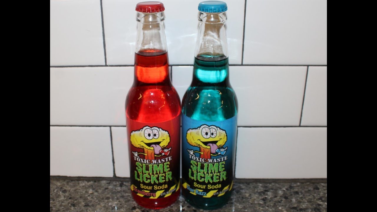 Toxic Waste Slime Licker Blue Razz Soda