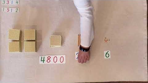 Montessori math Collective exercise: STATIC ADDITION!