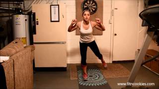 How to do a reverse lunge with a diagonal toe tap and lunge