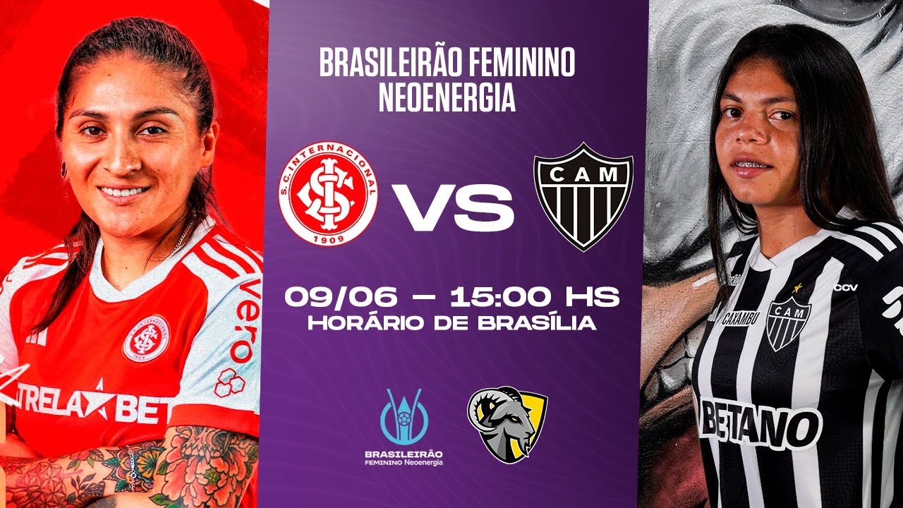 INTERNACIONAL X ATLÉTICO-MG | BRASILEIRÃO FEMININO | AO VIVO E COM ...