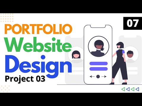 Project 03. Portfolio Website  Design Part 7 ||  Web Development Course