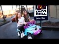 DRIVING THRU TACO BELL IN A TOY CAR w SHANNON! ~episode 2~