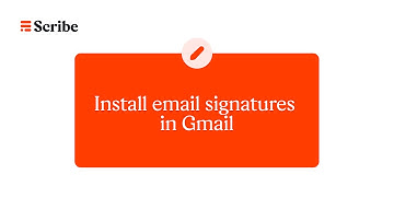 How to install your email signatures in Gmail?