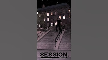 Varial Heelflip (manual catch) over gap to BS Noseslide to Fakie | Session: Skate Sim #session