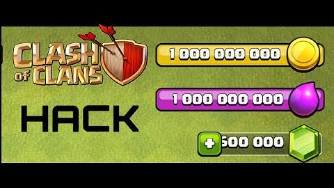 CLASH OF CLANS MOD UNLIMITED GOLD ELIXER AND GEMS