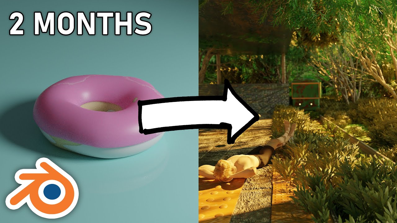 My 2 Month Blender Progression - YouTube